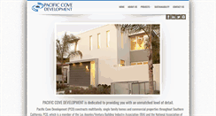 Desktop Screenshot of pacificcovedevelopment.com